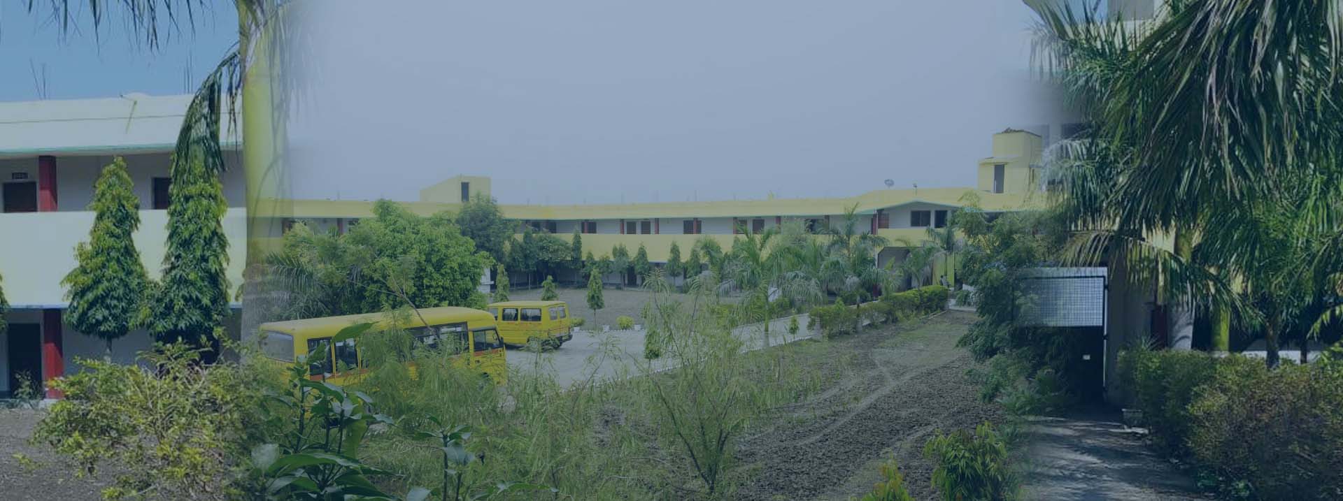 Main campus building of Balram PG College in Meja, Prayagraj